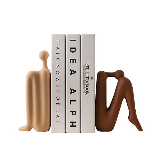 Modern Minimalist Abstract Geometric Figure Ceramic Decorative Piece
